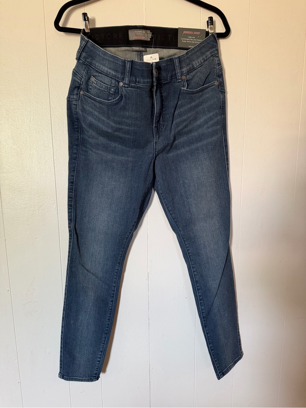 torrid Blue High-Rise Skinny Jeans